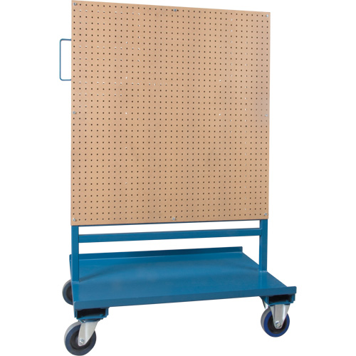 Bin/Pegboard Combo Rack, Double-sided, 38" W x 24-1/2" D x 55" H Consource