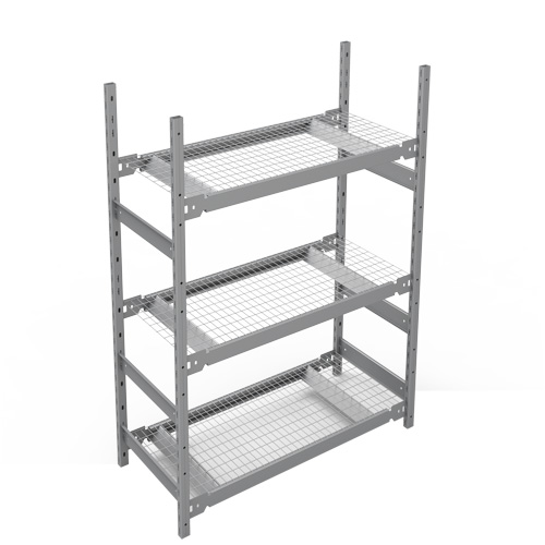 Wide Span Storage Shelving, Steel, Boltless, 1340 lbs. Capacity, 42" W x 60" H x 18" D Consource