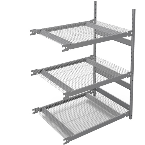&eacute;tag&egrave;re de grande largeur, Acier, Sans boulons, Ajout, 42" la x 60" h x 32" p Consource