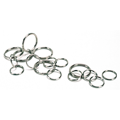 Anneaux fendus pour &eacute;tiquettes, 1", Acier Consource