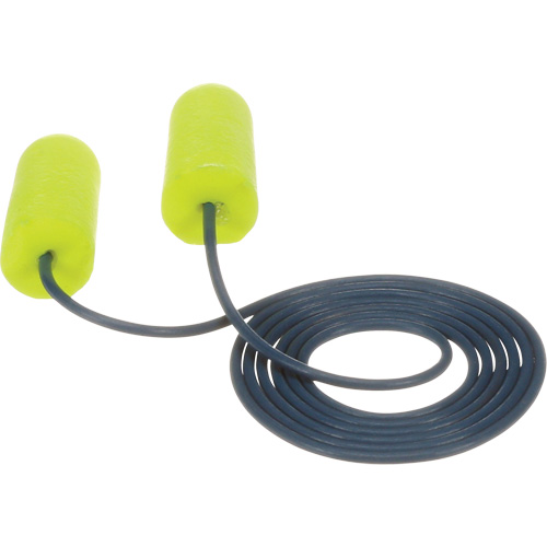 Bouchons d'oreilles d&eacute;tectables E-A-Rsoft, Avec cordon, R&eacute;gulier, Vrac - Sac en poly, NRR dB 32 Consource