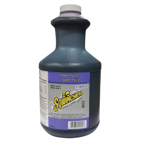 Sqwincher Boisson de r&eacute;hydratation, Concentr&eacute;, Raisin Consource