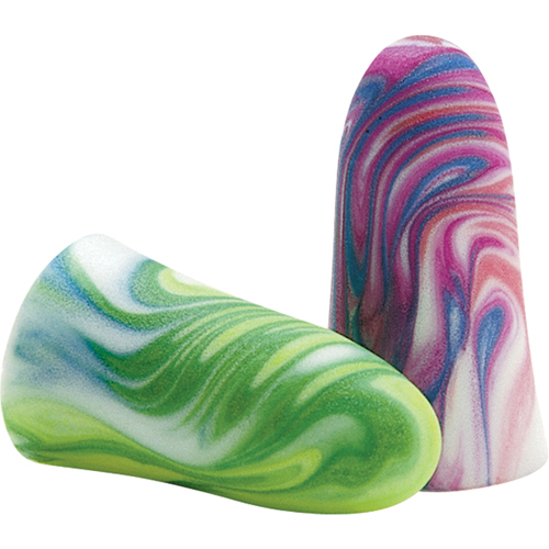 SparkPlugs&reg; Multi-Coloured Foam Earplugs, Bulk - Box Consource