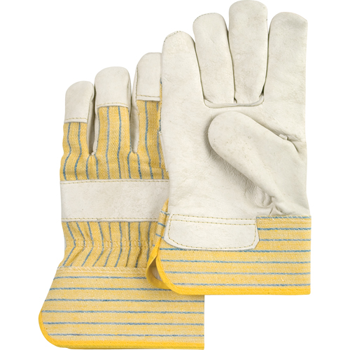 Standard-Duty Dry-Palm Fitters Gloves, X-Large, Grain Cowhide Palm, Cotton Inner Lining Consource