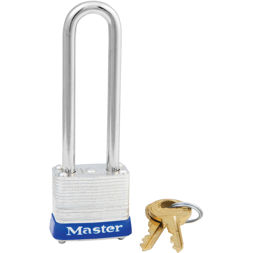 Padlock, Silver, Keyed Alike, Laminated Steel, 1-1/8" Width Consource