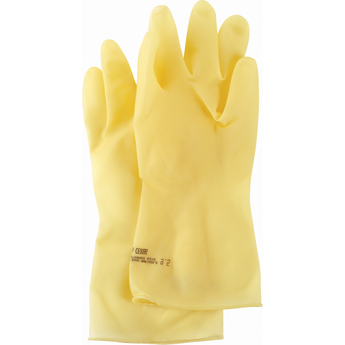Featherweight Plus Gloves, Size Large/9, 13" L, Rubber Latex, 17-mil Consource