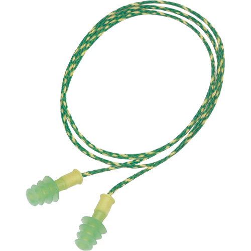 Bouchons d'oreilles Fusion de Howard Leight, Vrac - Boîte, Petit, Avec cordon Consource