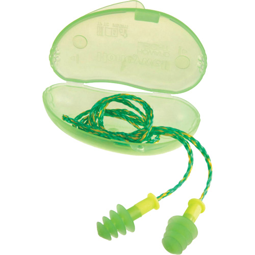 Bouchons d'oreilles Fusion de Howard Leight, Vrac - Boîte, Petit, Avec cordon Consource