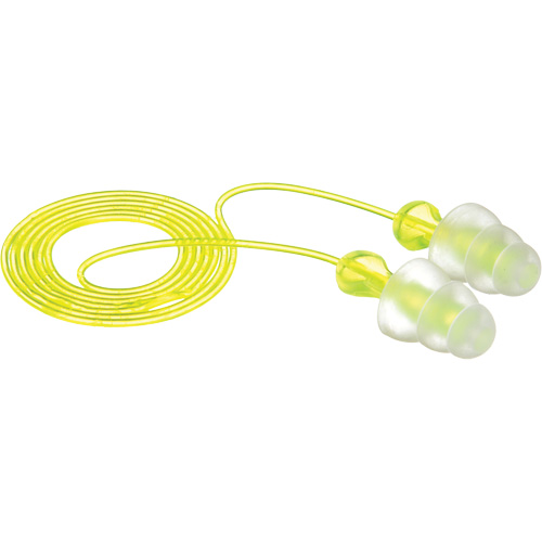 Bouchons d'oreilles r&eacute;utilisables &agrave; trois brides E-A-R, Avec cordon, Vrac - Sac en poly, 26 dB NRR, Taille unique Consource