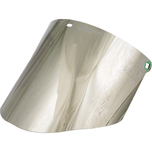 &eacute;cran facial moul&eacute;, Polycarbonate, Teinte Vert Consource