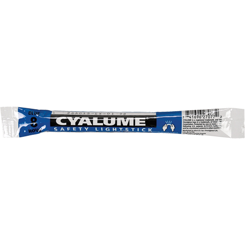 6" Cyalume&reg; Lightsticks, Blue, 8 hrs. Duration Consource