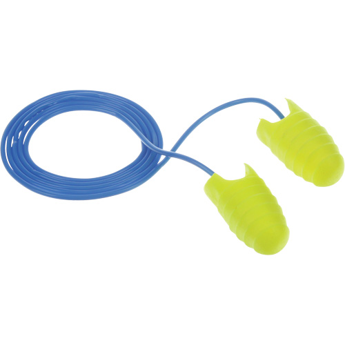 Bouchons d'oreilles avec anneaux de retenue E-A-Rsoft, Vrac - Sac en poly, Grand, Avec cordon Consource