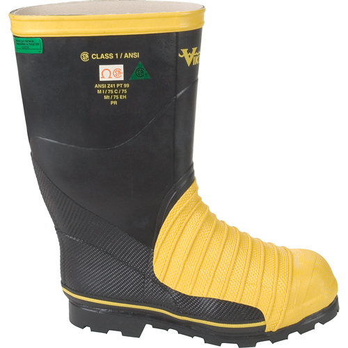 Bottes professionnelles Miner 49ER pour l'exploitation mini&egrave;re, Caoutchouc, Embout Acier, Pointure 7 Consource