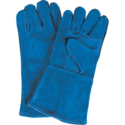 Double Palm & Thumb Welding Gloves, Split Cowhide, Size Large Consource