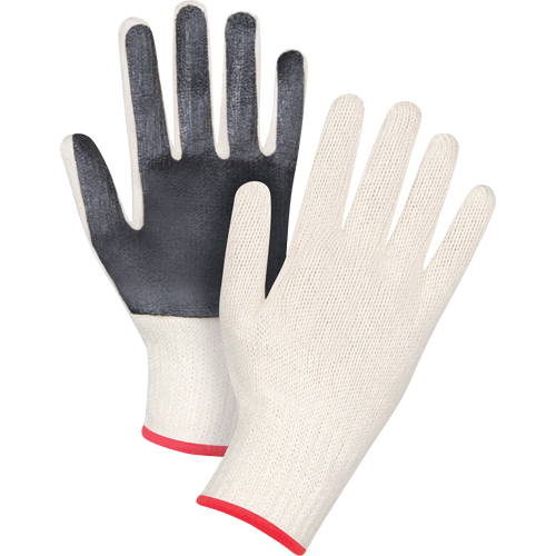 Gants en tricot &agrave; paume enduite, Poly/coton, Un c&ocirc;t&eacute;, Calibre 7, Petit Consource