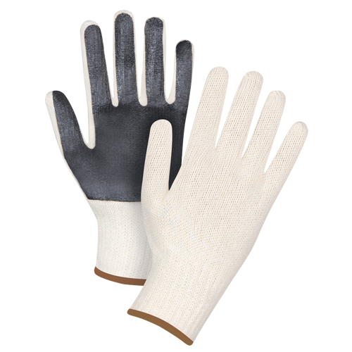 Gants en tricot &agrave; paume enduite, Poly/coton, Un c&ocirc;t&eacute;, Calibre 7, Grand Consource