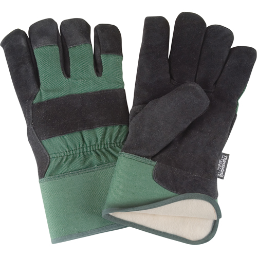 Superior Warmth Winter-Lined Fitters Gloves, 2X-Large, Split Cowhide Palm, Thinsulate Inner Lining Consource