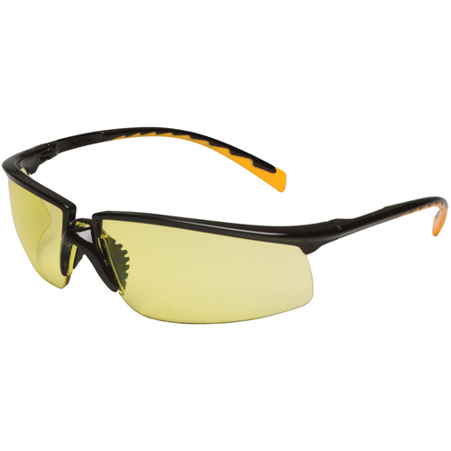 Lunettes de s&eacute;curit&eacute; Privo, Lentille Ambr&eacute;e, Antibu&eacute;e, R&eacute;pond ou surpasse la norme CSA Z94.3 Consource