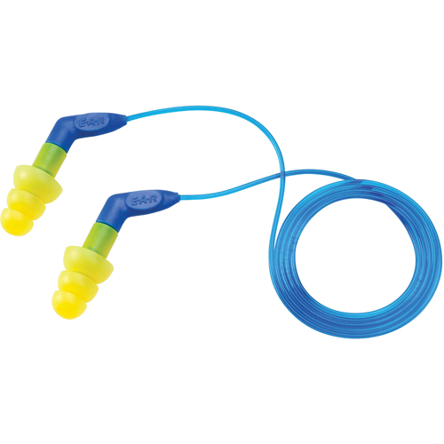 Bouchons d'oreilles r&eacute;utilisables E-A-R UltraFit, Avec cordon, Vrac - Sac en poly, 27 dB NRR, Taille unique Consource