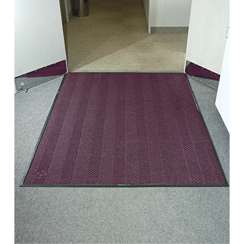Tapis Waterhog Eco Elite, Essuie-pieds/grattoir, 3' x 20' x 3/8", Marron Consource