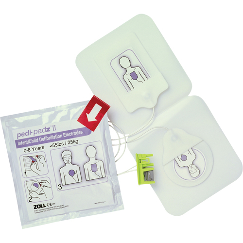 Pedi-Padz&reg; II Electrodes, Zoll AED Plus&reg; For, Class 4 Consource