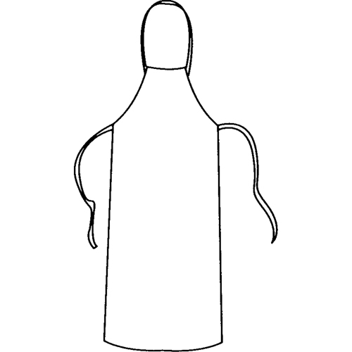 Tablier, Tyvek 400, Blanc, 28" la x 36" lo Consource