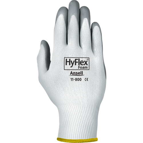 Hyflex&reg; 11-800 Gloves, 8/Medium, Foam Nitrile Coating, 15 Gauge, Nylon Shell Consource