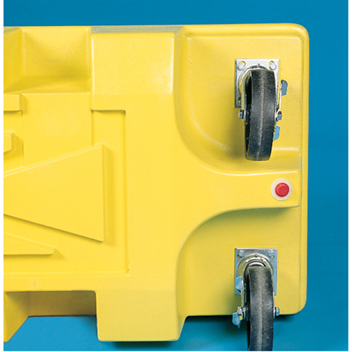 Chariots Poly-Spillcart, 66,5" lo x 29" la x 43,9" h, Cap. de d&eacute;versement 57 gal. US Consource