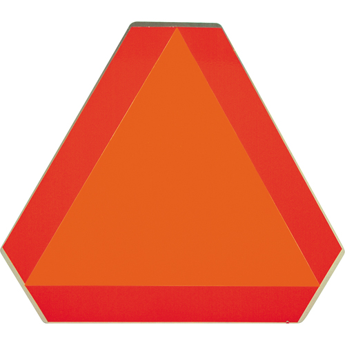 Panneaux de signalisation pour v&eacute;hicules lents, Aluminium, 16" la x 16" h Consource