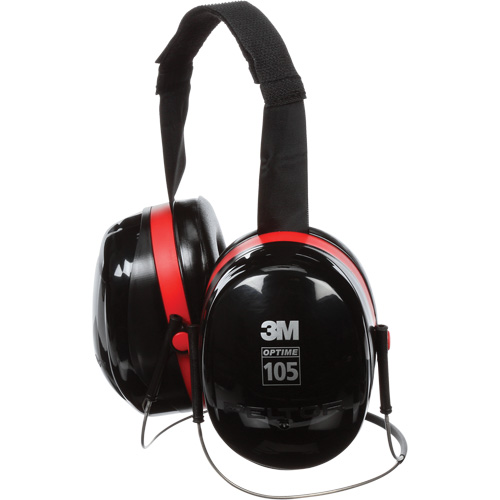 Peltor Optime 105 Series Earmuffs, Neckband, 29 NRR dB Consource