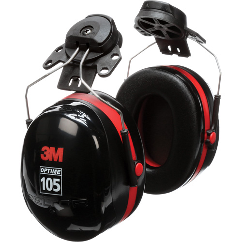 Serres-t&ecirc;tes de s&eacute;rie Peltor Optime 105, Fixation pour casque, 27 NRR dB Consource