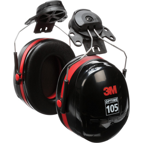Serres-t&ecirc;tes de s&eacute;rie Peltor Optime 105, Fixation pour casque, 27 NRR dB Consource