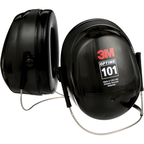 Serres-t&ecirc;tes de s&eacute;rie Peltor Optime 101, Cordon cervical, 26 NRR dB Consource