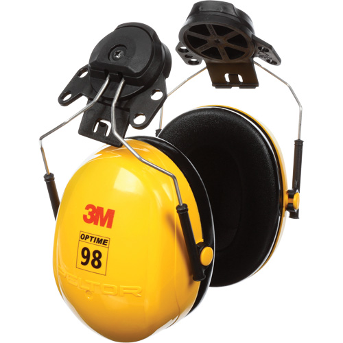 Serres-t&ecirc;tes de s&eacute;rie Peltor Optime 98, Fixation pour casque, 23 NRR dB Consource