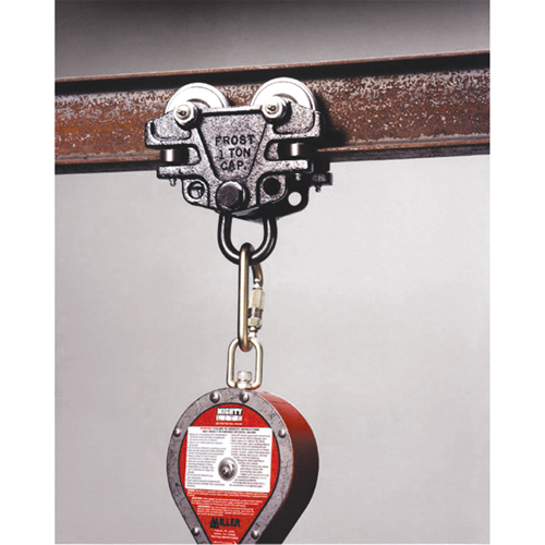 Trousse d'adaptateur de connexion d'ancrage pour chariots de poutre Miller, Poutre en I, Usage Temporaire Consource