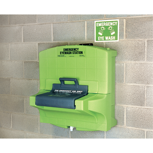 Fendall Pure Flow 1000&reg; Eyewash Station, Gravity-Fed, 7 gal. Capacity, Meets ANSI Z358.1 Consource