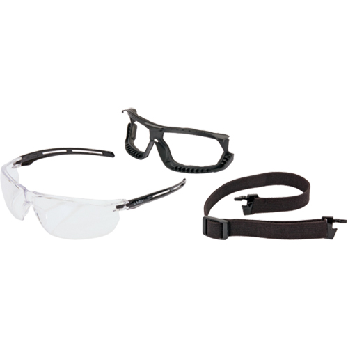 Lunettes de s&eacute;curit&eacute; &eacute;tanches Uvex Tirade, Lentille Transparent, Antibu&eacute;e, ANSI Z87+/R&eacute;pond ou surpasse la norme CSA Z94.3 Consource