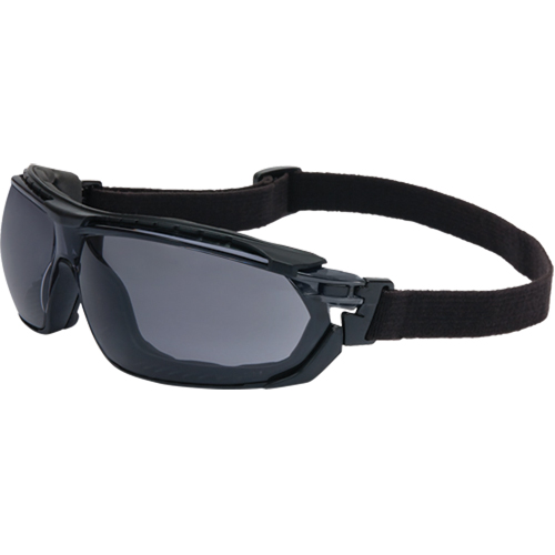 Lunettes de s&eacute;curit&eacute; &eacute;tanches Uvex Tirade, Lentille Grise/fum&eacute;e, Antibu&eacute;e, ANSI Z87+/R&eacute;pond ou surpasse la norme CSA Z94.3 Consource