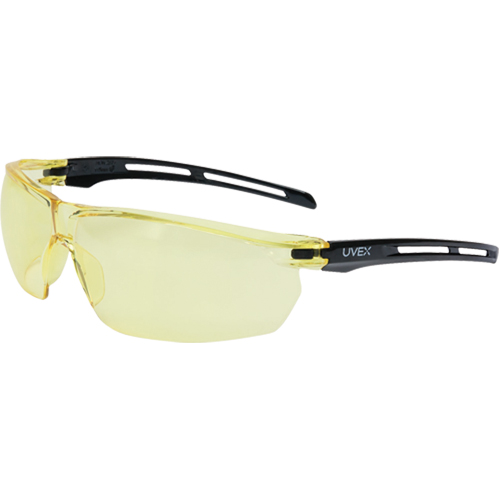 Lunettes de s&eacute;curit&eacute; &eacute;tanches Uvex Tirade, Lentille Ambr&eacute;e, Antibu&eacute;e, ANSI Z87+/R&eacute;pond ou surpasse la norme CSA Z94.3 Consource