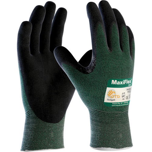 ATG MaxiFlex&reg; Cut Seamless Knit Gloves, Size X-Small, 15 Gauge, Foam Nitrile Coated, Polyethylene Shell, ANSI/ISEA 105 Level 2/EN 388 Level 3 Consource