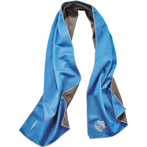 Serviette de refroidissement en microfibre Chill-Its 6602MF, Bleu Consource
