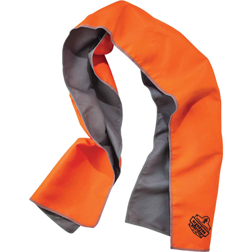 Serviette de refroidissement en microfibre Chill-Its 6602MF, Orange haute visibilit&eacute; Consource