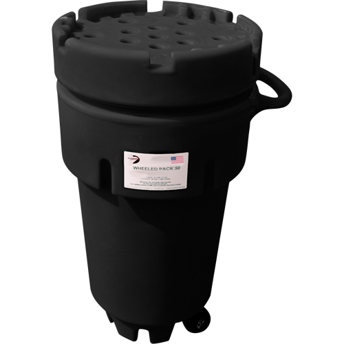 Wheeled Poly-Spillpaks, 50 US gal., Mobile Consource