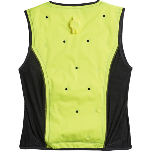 Chill-Its&reg; 6685 Dry Evaporative Cooling Vests, Medium, High Visibility Lime-Yellow Consource