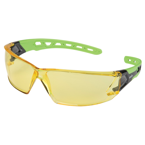 Z2500 Series Safety Glasses, Amber Lens, Anti-Scratch, ANSI Z87+/Meets/Exceeds CSA Z94.3 Consource