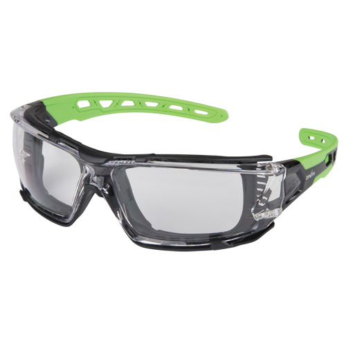 Lunettes de s&eacute;curit&eacute; s&eacute;rie Z2500 avec joint en mousse, Lentille Transparent, Antibu&eacute;e, ANSI Z87+/R&eacute;pond ou surpasse la norme CSA Z94.3 Consource