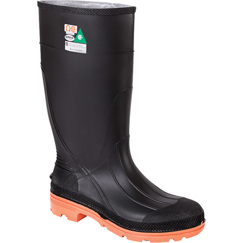 PRM Workboots, PVC, Steel Toe, Size 11, Puncture Resistant Sole Consource