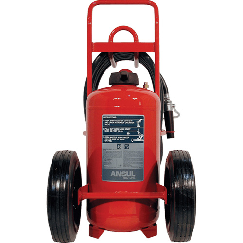 Extincteurs Red Line sur roues, BC, Capacit&eacute; 125 lb Consource