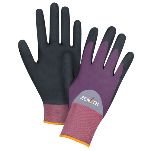 ZX-2 Premium Coated Gloves, 7/Small, Nitrile/Foam Nitrile Coating, 18 Gauge, Nylon Shell Consource