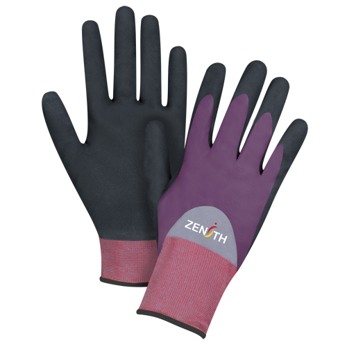 ZX-2 Premium Coated Gloves, 10/X-Large, Nitrile/Foam Nitrile Coating, 18 Gauge, Nylon Shell Consource